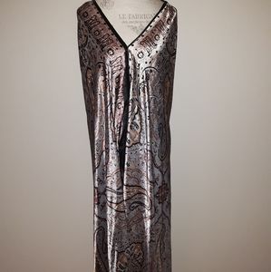 Indian Muumuu 100% Silk paisley lounge-wear OS